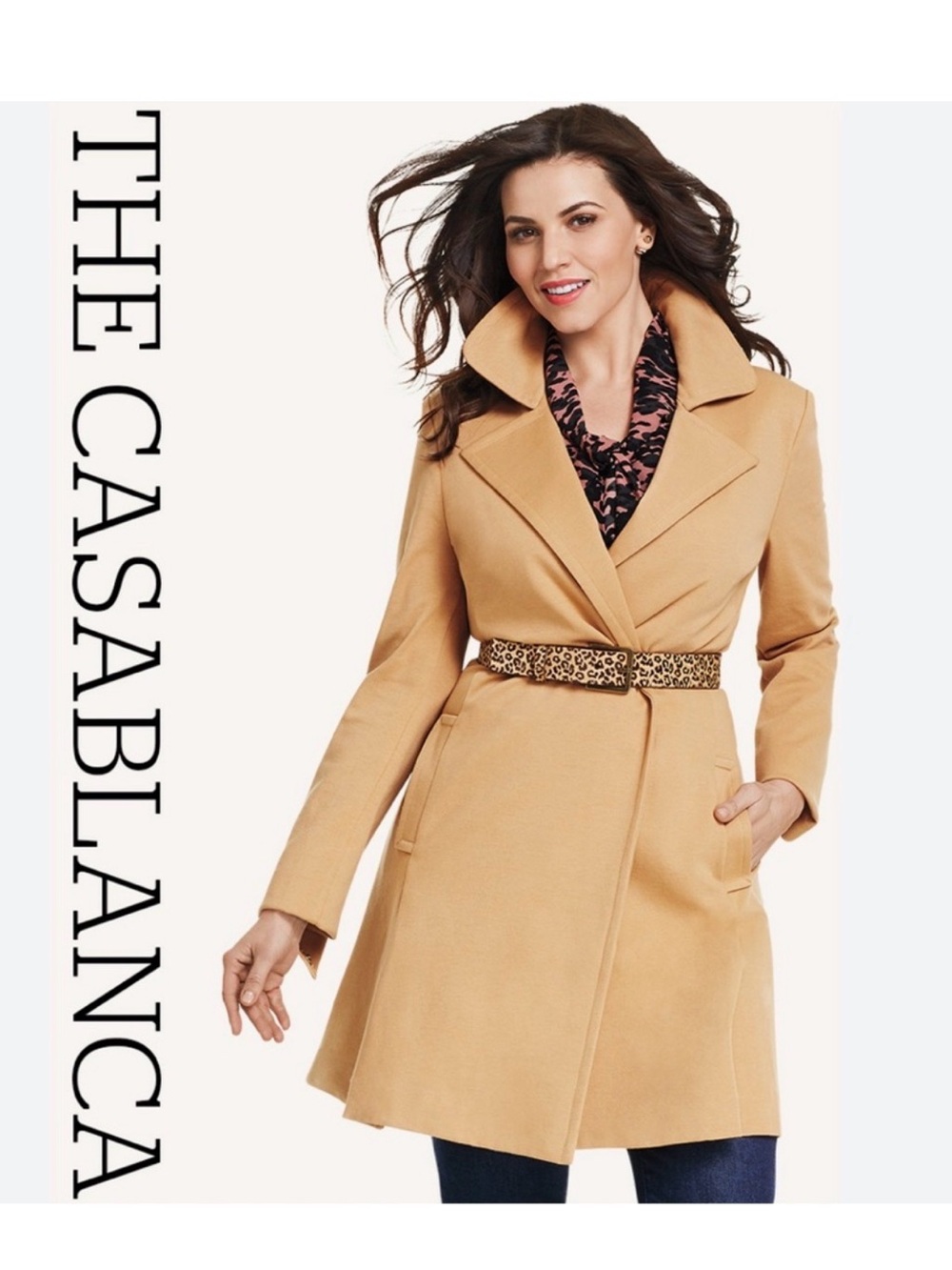 CAbi #3037 Casablanca Trench Coat NWT